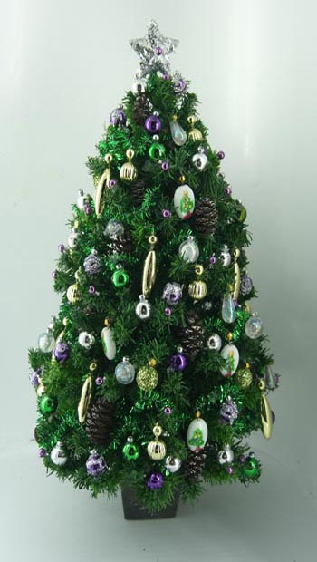 8 Inch Luxury Dollshouse Miniature OOAK Christmas Tree